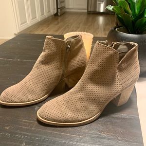 Anthropologie Suede Booties